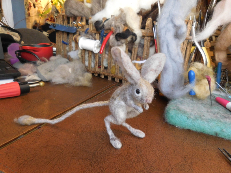 Compare this pic with #35; it marks the transition from toy to lifelike creature. Pic #38: Final body shape